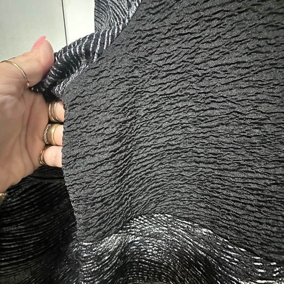 IC by Connie K Top Blouse Women’s Black Tunic Lagenlook Artsy Zip Size Small - Picture 5 of 6